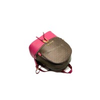 Рюкзак женский Michael Kors Rhea коричнево-розовый с золотым
