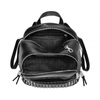 Michael Kors рюкзак c серебряными заклепками черный 