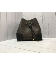 Сумка MICHAEL MICHAEL KORS коричневая с черным Jet Set Travel Large