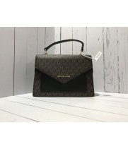 Сумка MICHAEL MICHAEL KORS коричневая с черным Whitney