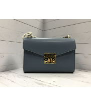 Сумка MICHAEL KORS с замком синяя Cece