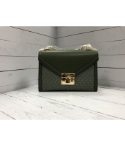 Сумка MICHAEL KORS с лого зеленая Cece