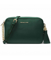 Клатч MICHAEL KORS зеленый MEDIUM CROSSBODY