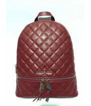 Женский рюкзак Michael Kors RHEA cтеганый красный женский