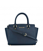 Женская сумка MICHAEL MICHAEL KORS синяя SELMA LARGE 
