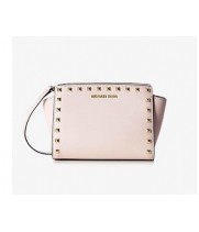 Женская сумка MICHAEL MICHAEL KORS SELMA MESSEGER розовая маленькая