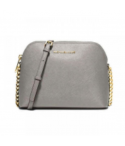 Michael Kors сумка серая CINDY LARGE DOME CROSSBODY